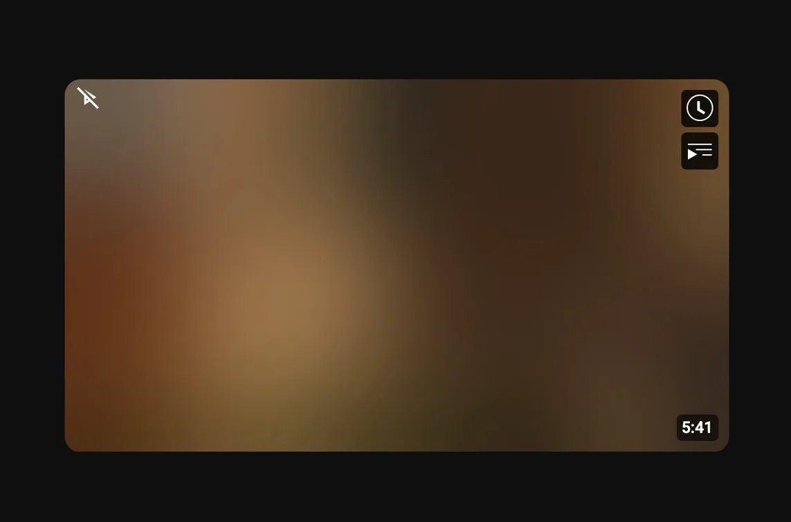 YouTube Thumbnails Blurred